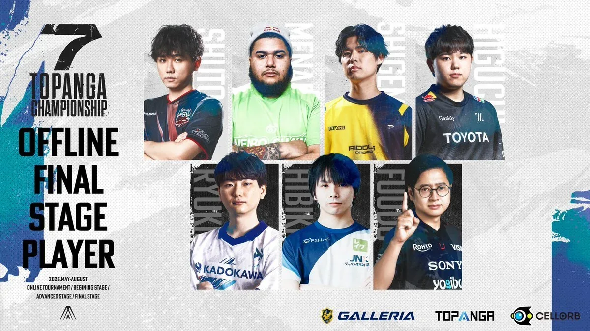 MenaRD Leads TOPANGA Championship 7 Into Final Day as ¥10 Million Title Race Comes Down to Sunday