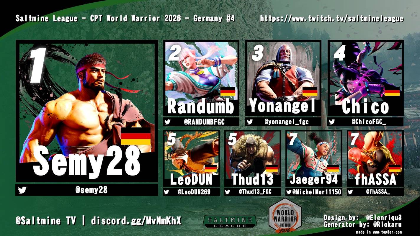 Semy28 Takes the Title at Saltmine League CPT World Warrior 2026 Germany #4